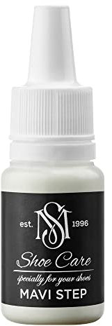 MAVI STEP Express Color Leather & Canvas Paint for Recolouring Furniture, Couches, Shoes, Purses - Colour Shoe, Sneaker & Couch Restorer Dye - 140 Misty Grey, 10 ml / 0.34 oz