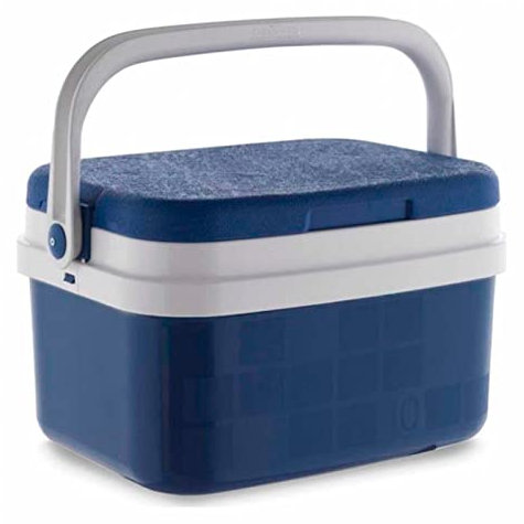 AC - Nevera portatil con Asas, Fabricado en Polipropileno Resistente, Ideal para Playa o acampadas, Porta Alimentos, Capacidad de 10L (22 x 33 x 24 cm).