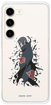 Schutzhülle für Samsung Galaxy S23, offizielles Naruto, Itachi-Charakter zum Schutz Ihres Handys, flexibel, transparent, mit offizieller Lizenz