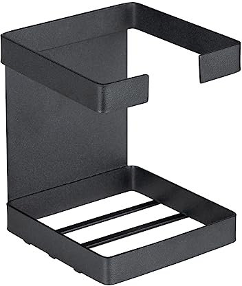WENKO Magnetischer Flaschenhalter Ima Für Gläser und Flaschen bis Ø 8,5 cm Schwarz