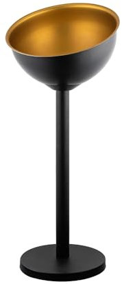 Morleos Sektkühler rund 38,8x91cm 15 Liter Ständer | Schwarz Edelstahl | Flaschenkühler Weinkühler Champagnerkühler Getränkekühler Bierkühler Eiswürfelbehälter Eiseimer Gastronomie Barzubehör