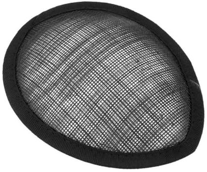 Guangcailun Teardrop Hut Fascinator Millinery Base, Schwarz