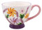 Lesser & Pavey Beautifully Designed Footed Mug | Footed Mugs for Tea & Coffee with Great British Designs | Sunflowers Coffee Mugs & Tea Cups for Home, Office or Shops - Lynsey Johnstone