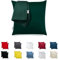 Kissenbezug 30x30 Mikrofaser Premium 2er Set Kissenhülle Deko für Kissen Sofa/Bett Stoff Superweicher Resistent Hypoallergen Anti-Milben Atmungsaktiv Kopfkissenbezug mit Verdecktem Zip Voll Waschbar