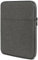 moex Étui de protection pour liseuse électronique Kobo Sage - Avec fermeture éclair et compartiment pour accessoires - En tissu doux - Rembourré - Minimaliste - Gris foncé