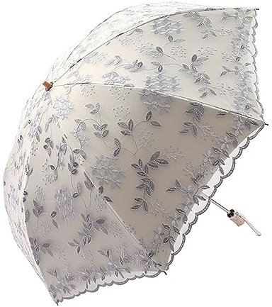 HJHIKJK Paraguas Beach Folding Umbrella Pretty Parasol Umbrella