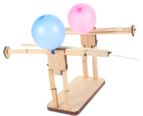 MUSISALY Fechtspielzeug Aus Holz Desktop-kampfpuppe Kampfspielzeug Für Holzpuppen Tischspiel Spielzeug Marionetten-kit Kampfspielzeug Für Tischpuppen Desktop-fechtpuppenspielzeug Hölzern