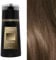 Hellbraun Haarfärbeshampoo für Graues Haar, Sofort Haarfarben Shampoo für Männer und Frauen, Botanical Formulation No Hair Damage No Bleach, 2in1(Dunkles Braun)