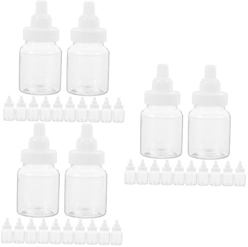 CAXUSD 36 Stk Süßigkeiten Box Mini-milchflasche Behälter Für Hochzeitsleckereien Flaschenhalter Süßigkeitsjunge Der Babyparty Flüssig Pumps Babyflasche Keksdose Brustartig Tasse Pp