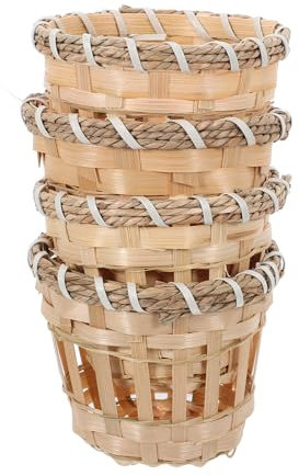 Amosfun Eleganter Mini-lampenschirm 4er-set Lichterkette Dekorative Lampenschirme