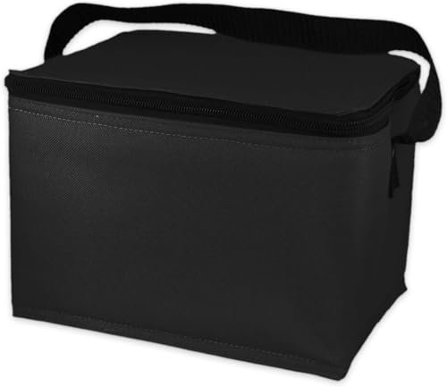 Bolsa Termica Porta Alimentos, Nevera Bolsa, Bolsa Isotermica para Almuerzo, Bolsa Nevera Aislante, Bolsa de Picnic para Viajes al Aire Libre, Bolsa Nevera Portatil, para Camping y Picnic (Negro)
