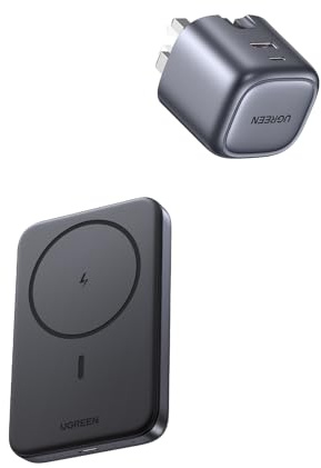 UGREEN 35W USB C Plug and 10000mAh Magsafe-Compatible Power Bank