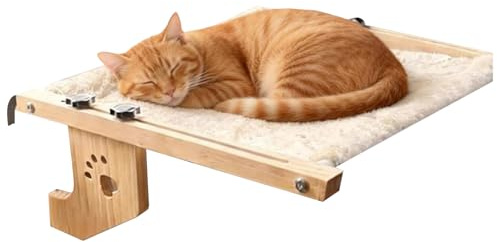 Hamac De Fenêtre pour Chat, Perchoir De Fenêtre pour Chat Panier Suspendu Etagere pour Chats Lit pour Animaux De Compagnie pour Mur Intérieur Chambre