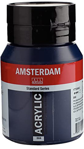 Amsterdam Standard Series Acrylique Pot 500 ml Bleu de Prusse (Phtalo) 566 (17725662)