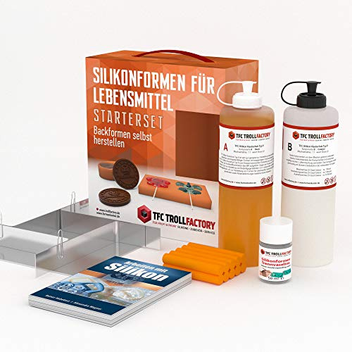 TFC Troll Factory Starterset DIY Silikon Kautschuk Backformen Lebensmittel selbst herstellen abformen