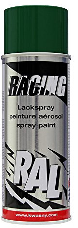 RAL 6005 VERT MOUSSE (RACING) (Bombe peinture 400 ml) - bombe aerosol reparation peinture carrosserie voiture teintes standrard et RAL (reference couleur constructeur 150 ou 400 ml)