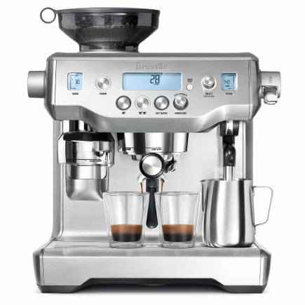 Breville the Oracle Independiente Totalmente automática Máquina espresso 2.5L Acero inoxidable - Cafetera (Independiente, Máquina espresso, 2,5 L, Molinillo integrado, 1800 W, Acero inoxidable)