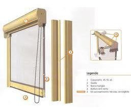 ZANZARIERA UNICA CATENELLA 120X250 BIANCO