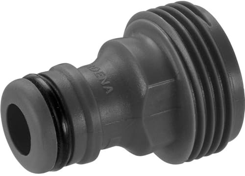 GARDENA 00921-50 Plastic Adapter 26.5 mm (3/4) AG, Plug Fitting
