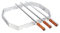 MOESTA-BBQ 10303 Churrasco BBQ Set für Smokin' PizzaRing - Bratspieß-Mangal-Aufsatz für Kugelgrill - 67cm Durchmesser