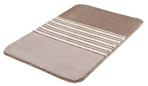 Meusch Julia Badteppich, 90% Polyester / 10% Polyacryl, Macadamia, 90 x 60 cm
