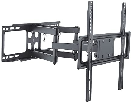 PureMounts FM41-400 Wandhalterung für TV Geräte mit 66-132cm (26-52), VESA: 400x400, neigbar: 5°/-15°, schwenkbar: +/-60°, Wandabstand: 53-464mm, Traglast max: 40kg, schwarz
