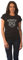 Guns & Roses - T-shirt - taille normale - Col ras du cou - Manches courtes Femme - Noir, Fabricant Taille Large