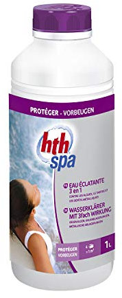 Happy Garden Eau éclatante 3 en 1 pour Spa Gonflable, 1L
