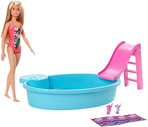 BARBIE Barbie y su piscina - GHL91 - Mannequin Doll Box - 3 a�os y +