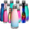 CHILLOUT LIFE Stainless Steel Water Bottle for Kids School: 12 oz Double Wall Insulated Cola Shape for Cold and Warm Drinks, BPA Free Metal Sports Bottle for Boys, Girls & Women