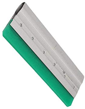 Aluminiumgriff Gummi Klinge Schaber Aluminium Siebdruck Rakel für Siebdruck 40cm Vierkantschnitt Klinge