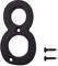 INCREWAY - Numeri in ghisa, 7,5 cm, in stile retrò, numeri civico per bar, ristoranti (8)