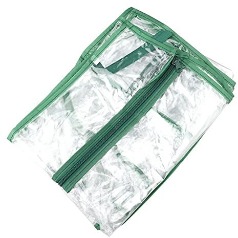 XHQI 4 Tier Mini Clear PVC Greenhouse Cover - Warmhouse Cover For Garden Outdoors (without Frame)