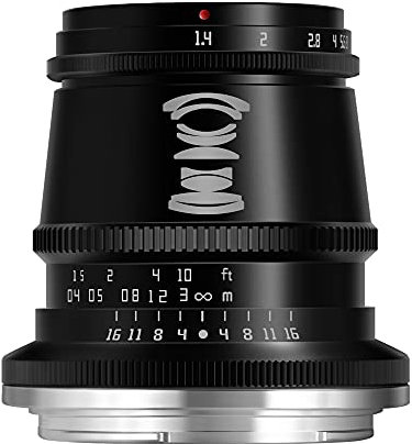 TTArtisan 17mm F1.4 Objectif APS-C pour Appareil Photo Nikon ZFC Noir