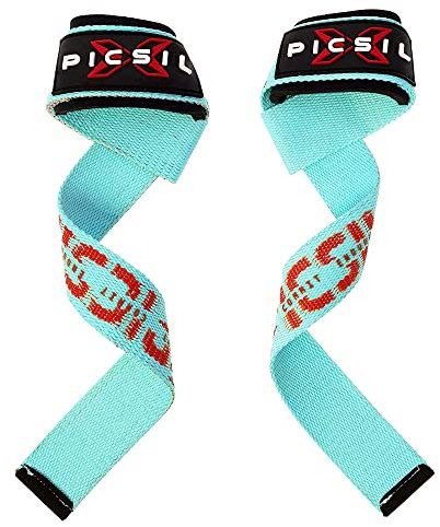PICSIL Straps – Handgelenkbandagen für Gewichtheben, Elastische Trainingsstraps, Unterstützung und Stabilität beim Powerlifting, Calisthenics und Bodybuilding (Smaragd)
