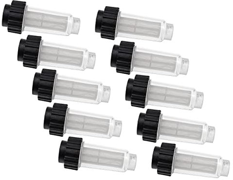 vhbw 10x Anti-Schmutz-Filter kompatibel mit Kärcher K 330 M, K 3 Full Control Hochdruckreiniger mit 3/4 AG Wasseranschluss