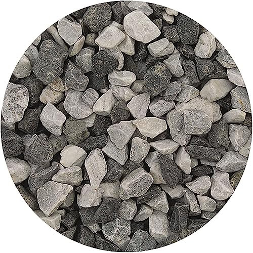 simpa Decorative Landscaping Garden Driveway Aggregate Chippings - Black Ice 14-20mm - 20kg Bag
