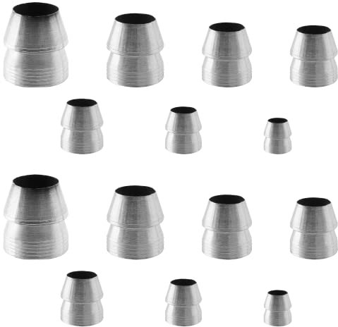 Biaungdo 14 Pcs Safety Round Handle Wedges Hammer Handle, Concial Handle Metal Wedges, Mauls Handle Wedge Kit for Hammer Axe Claw Sledge Handle(0.31, 0.39, 0.47, 0.55, 0.63, 0.71, 0.78)