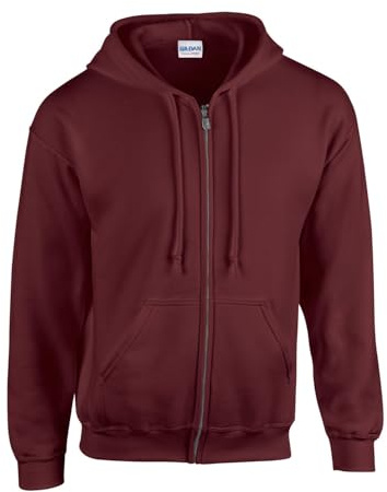Gildan Unisex Heavy Blend™ Adult Full Zip Hooded Sweatshirt Sweatshirt (1er Pack)