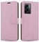 iCatchy for Oppo A77 5G Case Leather Wallet Book Flip Folio Stand View Cover with Card Slots and Kickstand for Oppo A77 5G Phone (Rose Gold)