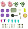 Barbie Piezas de repuesto Doll Dreamhouse - GRG93 ~ Platos de repuesto, utensilios de cocina, alimentos, plantas y soportes para plantas