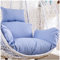 PJDDP Hängesessel Kissen, waschbar Polster Auflage für Polyrattan/Rattan Hängeschaukel, Hängekorb, Schaukel Korb, Schaukelstuhl Auflage Gartenschaukel Sitzkissen für Terrasse Hof Garten,Light Blue