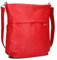 Zwei Damen Handtasche Mademoiselle.M M140 Umhängetasche 12 Liter klassische Crossbody Bag aus weichem Kunstleder, DIN-A4 passend, große Tasche für die Arbeit, Büro oder Uni (cherry)