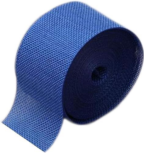 Konrunppy Dekoratives Juteband Hochzeitsdekoration, grobes Hanfband 10m x 5cm (Dunkelblau)