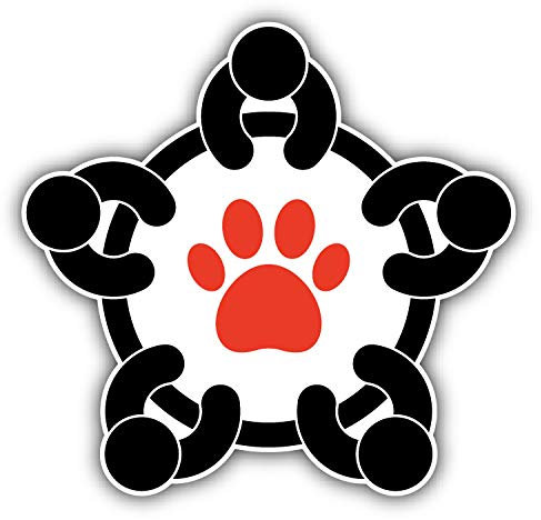 WildeBabsKLBT 11cm Hochwertiger Premium Auto-Aufkleber Sticker Decal Autoaufkleber Klebefolie Tierliebhaber Tisch H2244