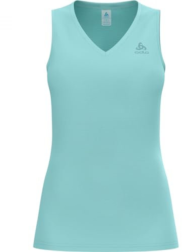 ODLO Damen Active F-Dry Light Funktionsunterwäsche Tanktop, Aqua Haze, M EU