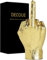 DECOUE Golddekor – Geste aus Kunstharz, Fingerstatue, klassisches Heimregal und Schreibtisch-Dekoration, Mittelfinger
