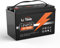 LiTime 12V 100Ah Batteria Litio, Batteria LiFePO4 Ricaricabile Ferro Fosfato, BMS 100A Incorporato, 10 Anni Di Durata, Per Caravan Alimentazione Di Riserva Barche Trolling Motors (12V100Ah)