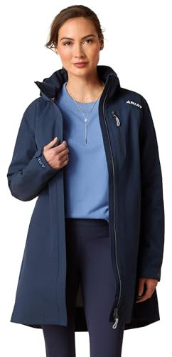 ARIAT Damen Coastal Long Waterproof Parka, Marineblau, S