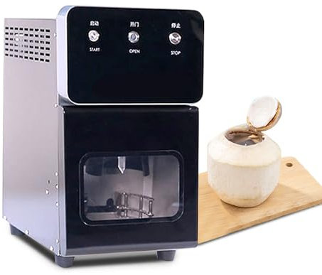 Apriscatole Automatico Per Cocco, Punzonatrice Per Gusci Di Cocco Giovane, Diametro Di Apertura (6/7/8 Cm Opzionale), Apertura Del Guscio 20S, L'incisione È Liscia E Priva Di Scheggiature